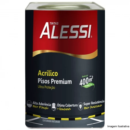 TINTA ACRÍLICA ALESSI PISO PREMIUM 18 LTS