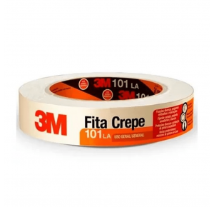 FITA CREPE 18 mm X 50 m BRANCA 3M