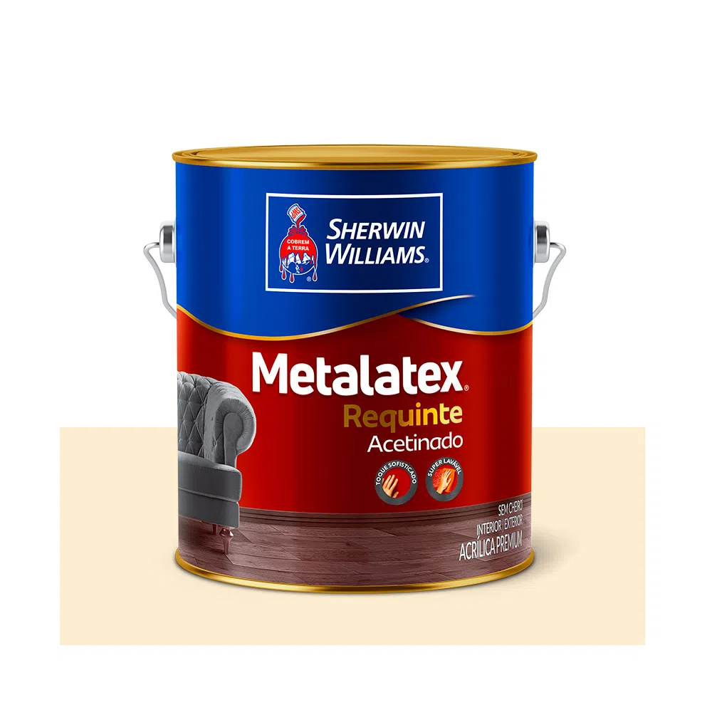 TINTA ACRÍLICA METALATEX REQUINTE ACETINADO 3,6 LTS