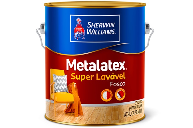 TINTA ACRÍLICA METALATEX  FOSCO PERFEITO SUPER LAVAVEL 3,6 LTS