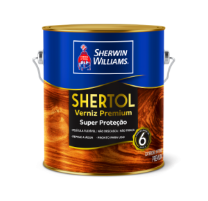 VERNIZ SHERTOL INCOLOR SHERWIN WILLIAMS 3,6 LTS (ACETINADO)